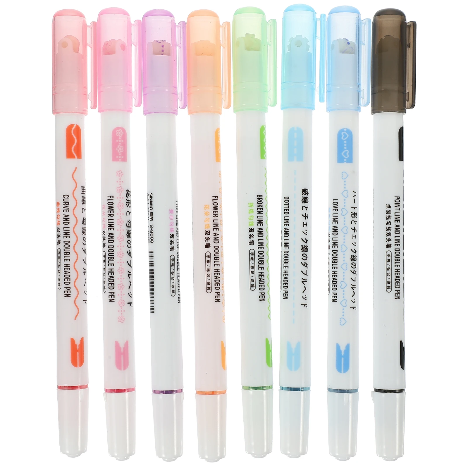 8 Pcs Markers Scrapbooking Crafts Markers School Floral Pens Projects Colorful Pens For Note Taking Office Curve Marker Use
8 Pcs Markers Scrapbooking Crafts Markers School Floral Pens Projects Colorful Pens For Note Taking Office Curve Marker Use