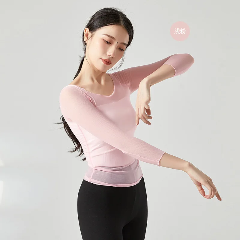 Ballet blouse Women's Sleeve Mesh Top Ballet Dancing Smock Blouse Adult Gymnastics Sheer Stretch Mesh Layering Top
Ballet blouse Women's Sleeve Mesh Top Ballet Dancing Smock Blouse Adult Gymnastics Sheer Stretch Mesh Layering Top