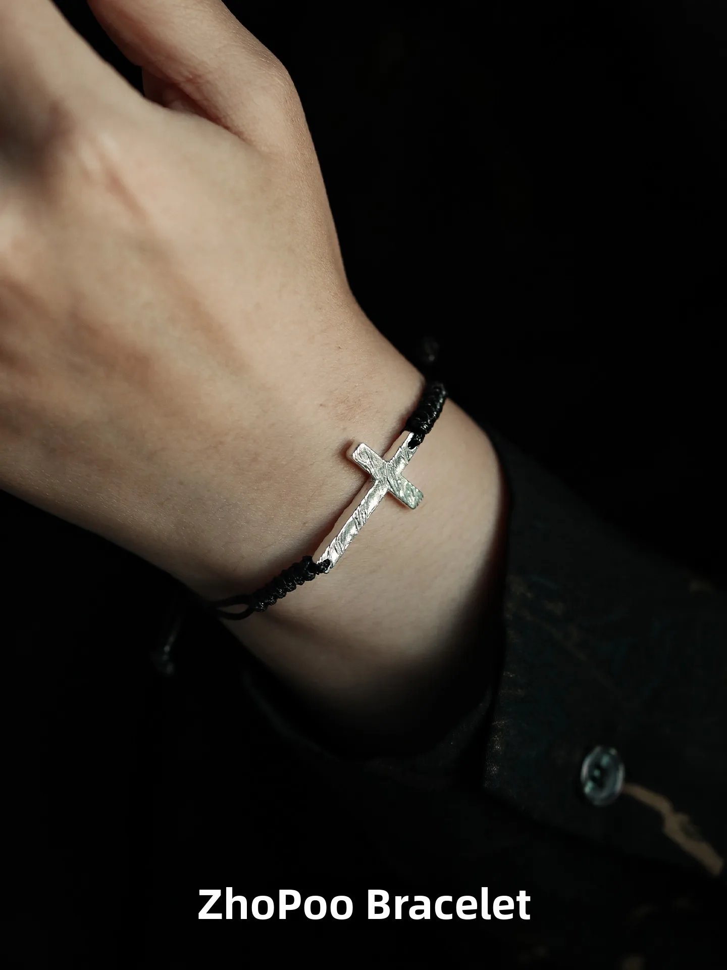 Handmade Original Design Silver Cross Bracelet Unisex Handmade Craft Black Rope Cross Bracelet for Men And Women
Handmade Original Design Silver Cross Bracelet Unisex Handmade Craft Black Rope Cross Bracelet for Men And Women