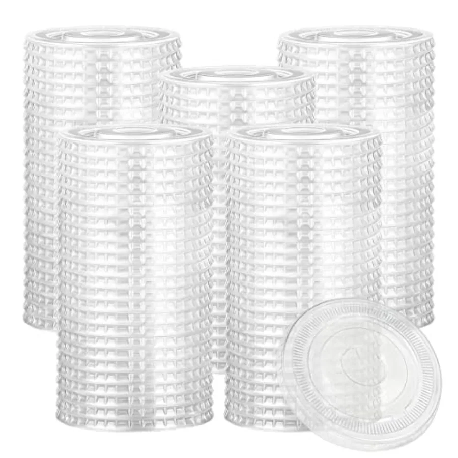 200pcs, PET, Plastic Lids, 98mm Plastic Cup Lids, With Straw Slot, Disposable Transparent Flat Lid For 12, 16, 20, And 24 Ounce
200pcs, PET, Plastic Lids, 98mm Plastic Cup Lids, With Straw Slot, Disposable Transparent Flat Lid For 12, 16, 20, And 24 Ounce