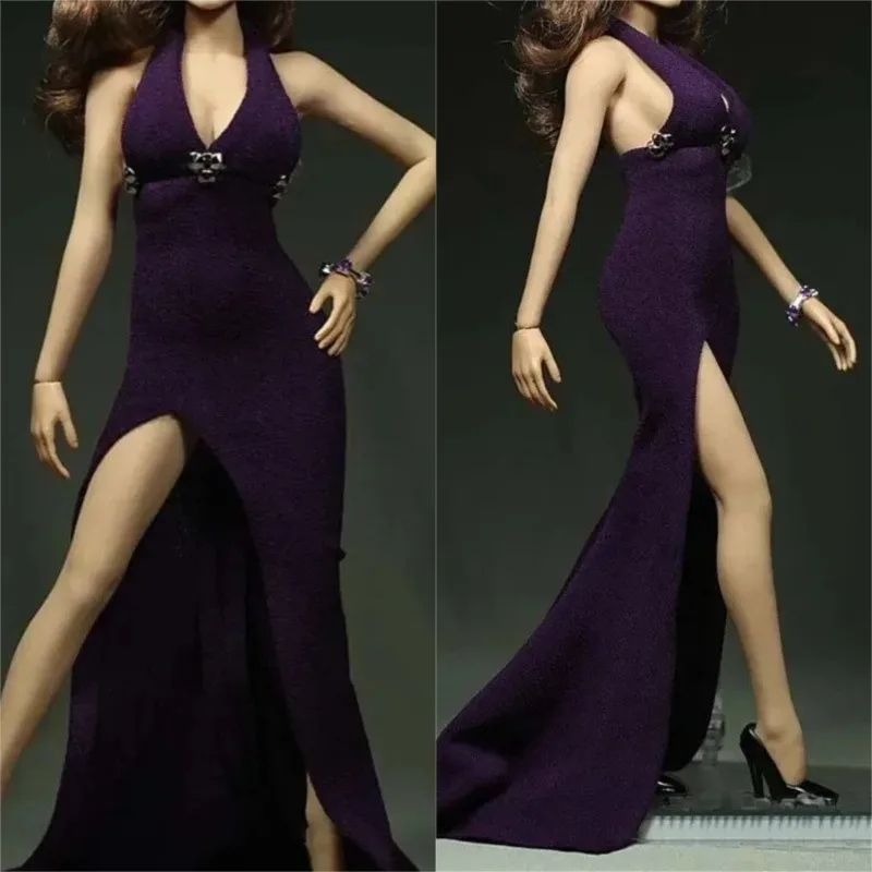 Pre-sale 1/6 Scale Purple Women's clothes Sexy Long Dress Model Toy For 12in Phicen Glue Female Soldier Body Collection Hobbies
Pre-sale 1/6 Scale Purple Women's clothes Sexy Long Dress Model Toy For 12in Phicen Glue Female Soldier Body Collection Hobbies
