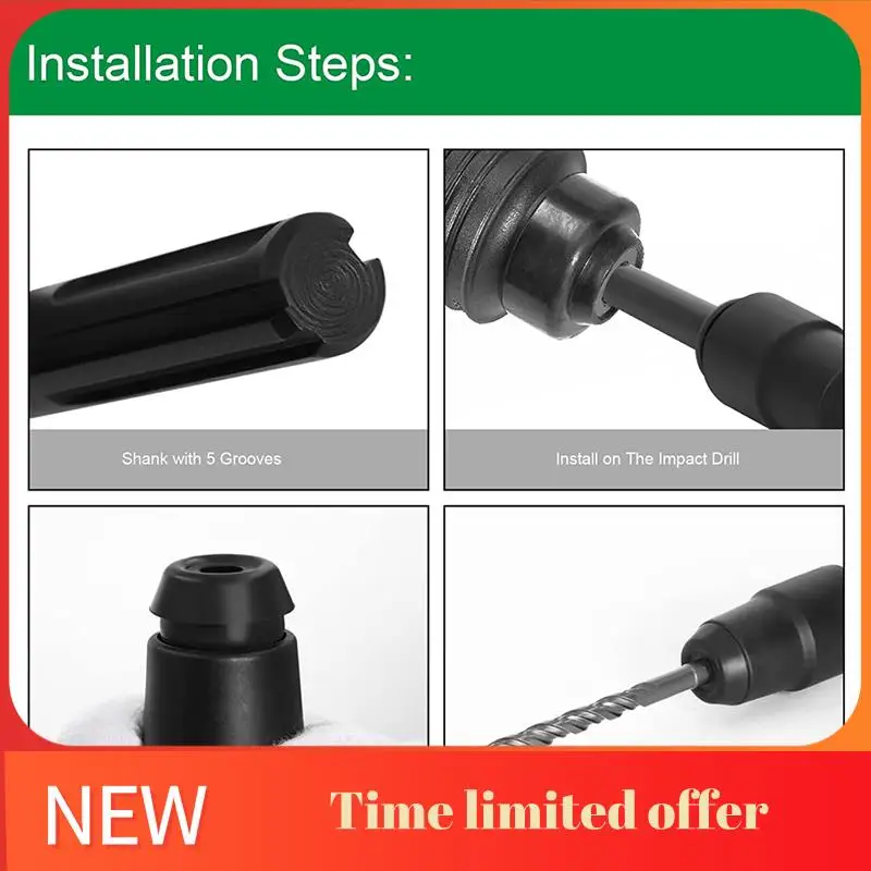 1 Piece Drill Chuck Conversion Tool Impact Drill Converter Quick Tool For SDS Max Hammers Black 
1 Piece Drill Chuck Conversion Tool Impact Drill Converter Quick Tool For SDS Max Hammers Black