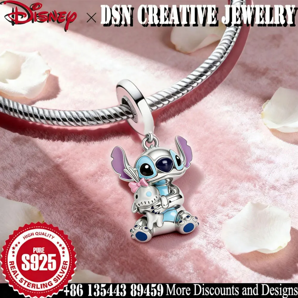 DSN creative pendant S925 Sterling Silver Charms Disney Stitch and Ugly Doll Pendant girls Luxury Jewelry Gift
DSN creative pendant S925 Sterling Silver Charms Disney Stitch and Ugly Doll Pendant girls Luxury Jewelry Gift