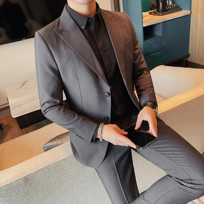 M-4XL Plus Size Men's Single-Breasted 2-Button Blazer Solid Color Long Sleeve Business Casual Suit Jacket for Wedding & Office
M-4XL Plus Size Men's Single-Breasted 2-Button Blazer Solid Color Long Sleeve Business Casual Suit Jacket for Wedding & Office