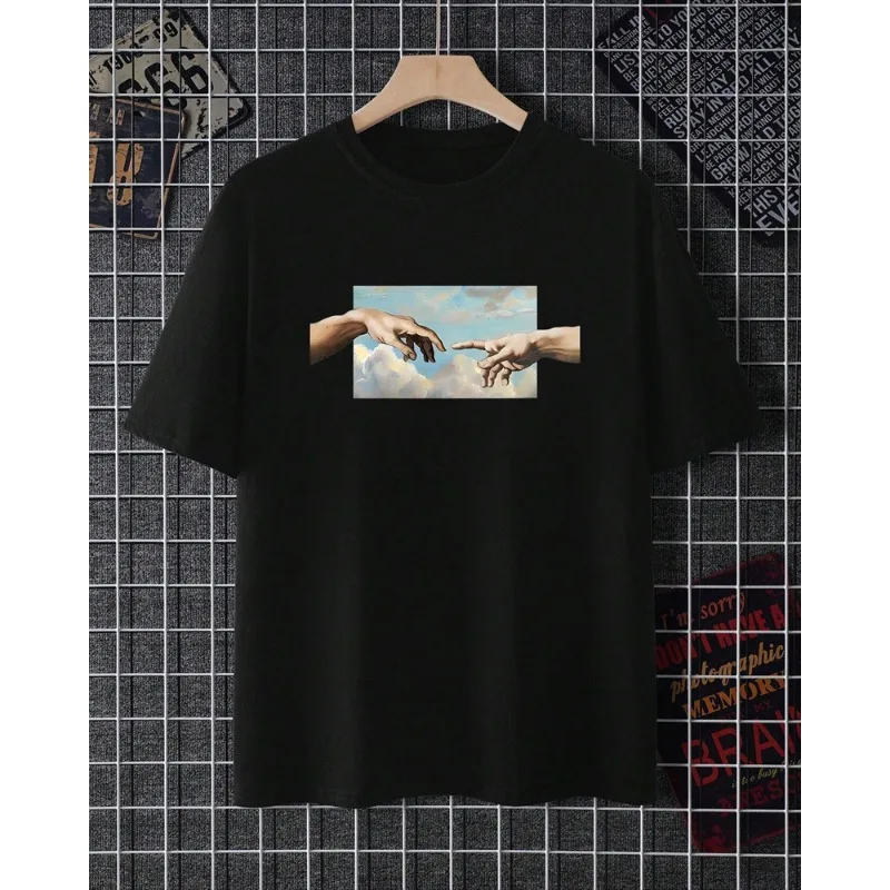Men's Summer Fun Print Round Neck Cotton Short Sleeve Casual T-shirt New Fashion Daily Loose Couple Large Hip Hop Street T-shirt
Men's Summer Fun Print Round Neck Cotton Short Sleeve Casual T-shirt New Fashion Daily Loose Couple Large Hip Hop Street T-shirt