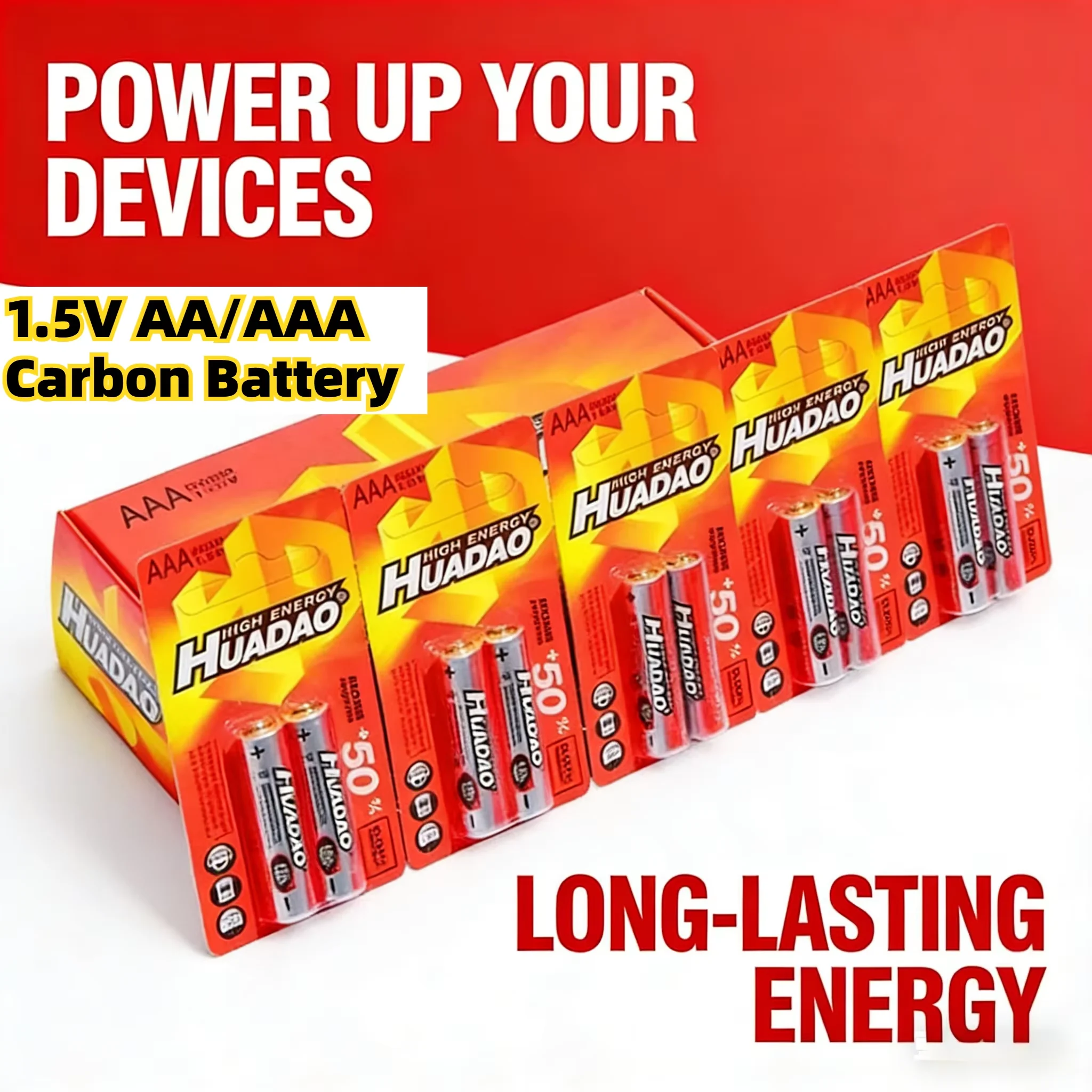 AA Batteries 1.5V AAA Disposable Zinc Carbon Battery for Mouse Calculator Electric Toys Remote control
AA Batteries 1.5V AAA Disposable Zinc Carbon Battery for Mouse Calculator Electric Toys Remote control