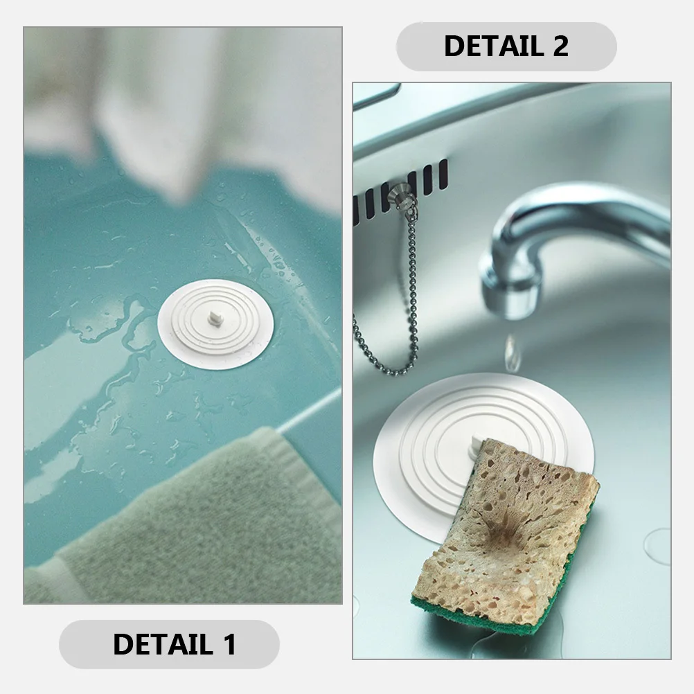 2pcs Silicone Bathtub Plug Flat Drain Cover For Kitchen Sink Bathroom Floor Tub Stopper Suction Bath Plug Suitable Bathtub Basin
2pcs Silicone Bathtub Plug Flat Drain Cover For Kitchen Sink Bathroom Floor Tub Stopper Suction Bath Plug Suitable Bathtub Basin