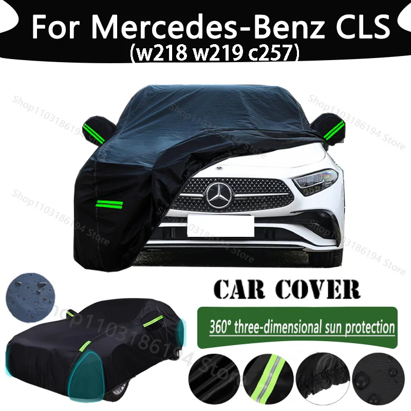 For Mercedes-Benz CLS Outdoor Protection Full Car Cover Rainwater Sunshine Snow Covers Dustproof Scratches Car Cover
For Mercedes-Benz CLS Outdoor Protection Full Car Cover Rainwater Sunshine Snow Covers Dustproof Scratches Car Cover