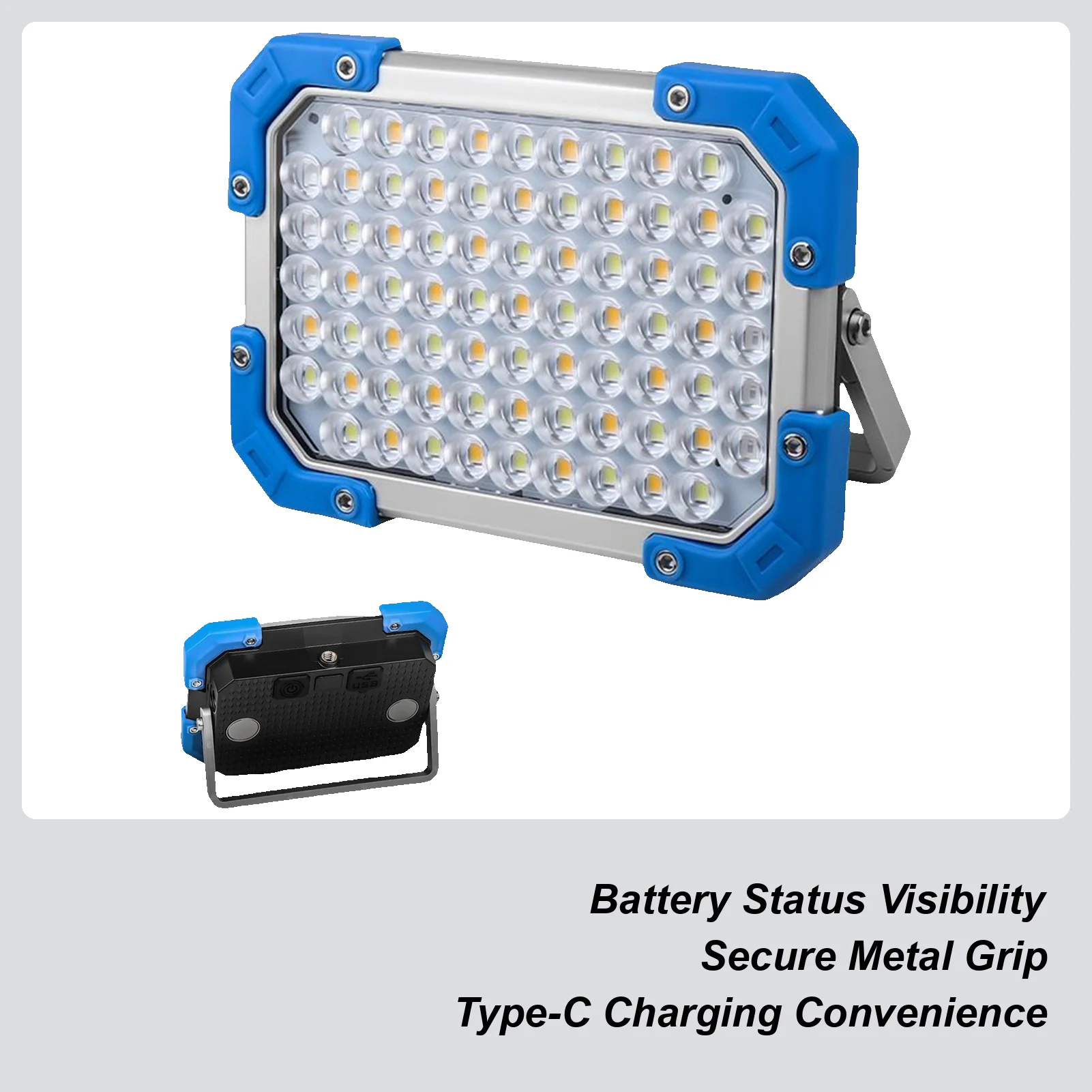 Rechargeable Led Work Light 7 Modes Flood Spotlight 3600mAh Magnetic Led Work Light with Folding Bracket for Home Garage
Rechargeable Led Work Light 7 Modes Flood Spotlight 3600mAh Magnetic Led Work Light with Folding Bracket for Home Garage