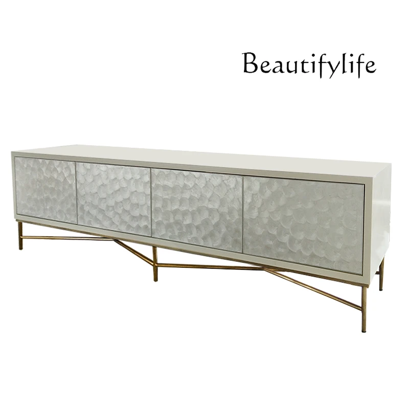 American neoclassical TV cabinet light luxury high style living room decoration paint solid wood designer style fashion
American neoclassical TV cabinet light luxury high style living room decoration paint solid wood designer style fashion
