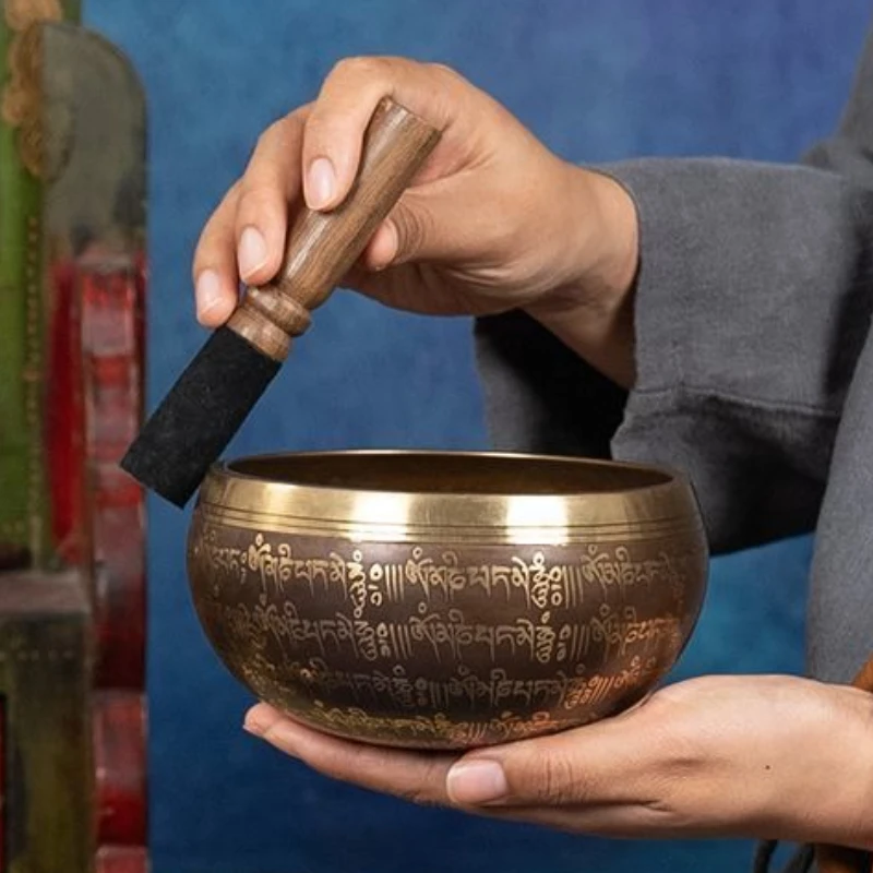 Yoga Meditation Singing Bowl Relaxation Sleeping Sound Bowl Tibetan Handmade Copper Singing Bowls Therapy Percussion Instruments
Yoga Meditation Singing Bowl Relaxation Sleeping Sound Bowl Tibetan Handmade Copper Singing Bowls Therapy Percussion Instruments