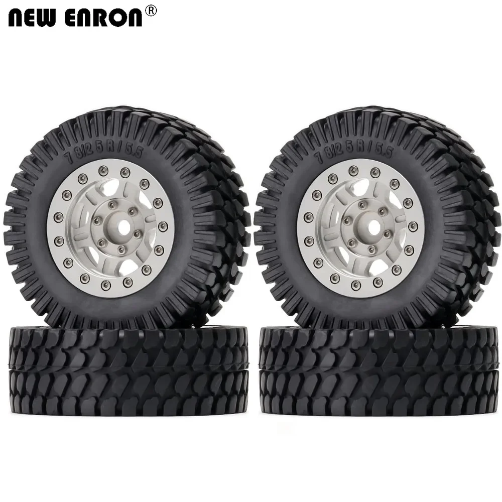 NEW ENRON 1.55 inch Alloy 6 Spokes Beadlock Wheels Hub & Rubber Tires for RC Car 1:10 Axial 90069 TF2 TAMIYA CC01 LC80 Jimny
NEW ENRON 1.55 inch Alloy 6 Spokes Beadlock Wheels Hub & Rubber Tires for RC Car 1:10 Axial 90069 TF2 TAMIYA CC01 LC80 Jimny