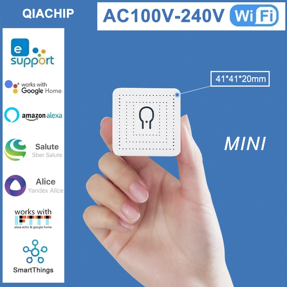 EWelink WiFi Smart 1CH Switch 220V 16A Relay Module APP Remote Control AC 85-250V RF2.4G Receiver Google Home Alexa
EWelink WiFi Smart 1CH Switch 220V 16A Relay Module APP Remote Control AC 85-250V RF2.4G Receiver Google Home Alexa