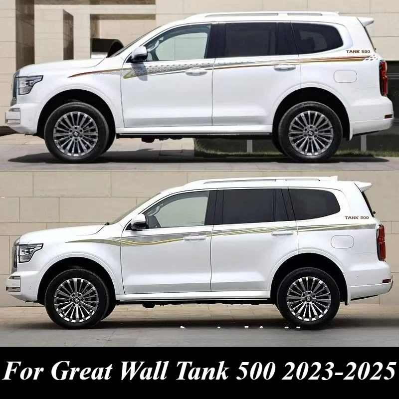 Для Great Wall Tank 500 2023 2024 2025 модификация кузова индивидуальная наклейка цветная полоса специальная линия талии автомобильная наклейка движение
Для Great Wall Tank 500 2023 2024 2025 модификация кузова индивидуальная наклейка цветная полоса специальная линия талии автомобильная наклейка движение