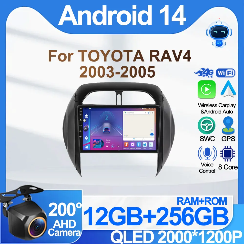Android 14 для Toyota RAV4 2003-2005 Мультимедиа Автомобильный Carplay Android Авто Радио Автомобильные интеллектуальные системы Wi-Fi 4G GPS
Android 14 для Toyota RAV4 2003-2005 Мультимедиа Автомобильный Carplay Android Авто Радио Автомобильные интеллектуальные системы Wi-Fi 4G GPS
