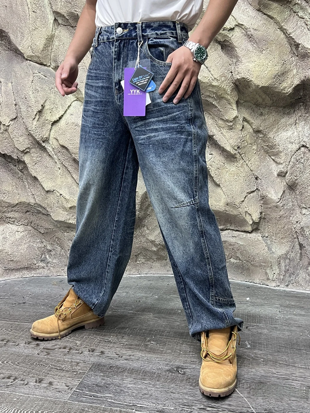 American Casual Washed Cotton Breathable Fashionable Men's Spring Autumn Standard Fit Jeans Old Process Middle Waist Button
American Casual Washed Cotton Breathable Fashionable Men's Spring Autumn Standard Fit Jeans Old Process Middle Waist Button