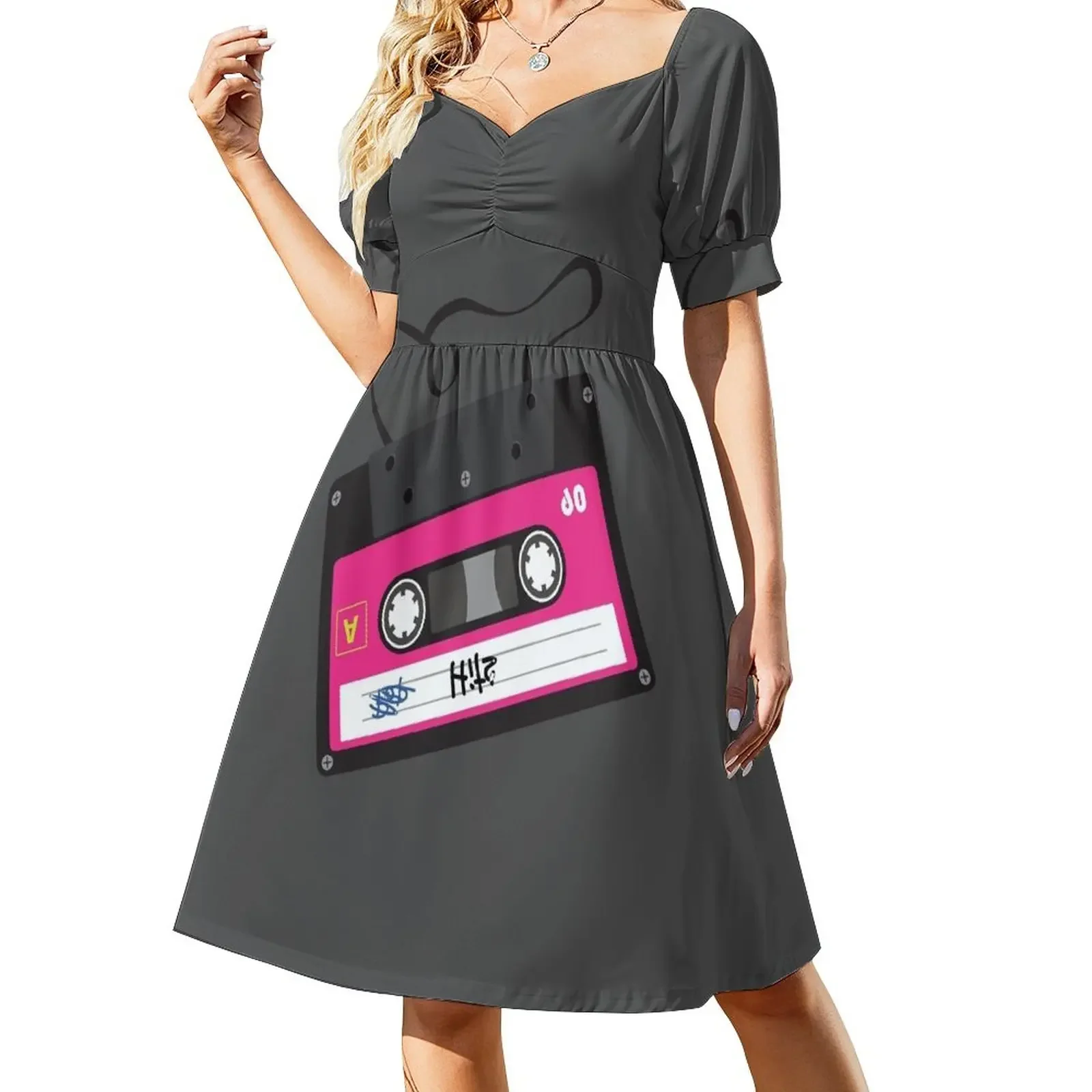 Tape Short-Sleeved Dress women's clothing korea stylish summer outfits for women 2025
Tape Short-Sleeved Dress women's clothing korea stylish summer outfits for women 2025
