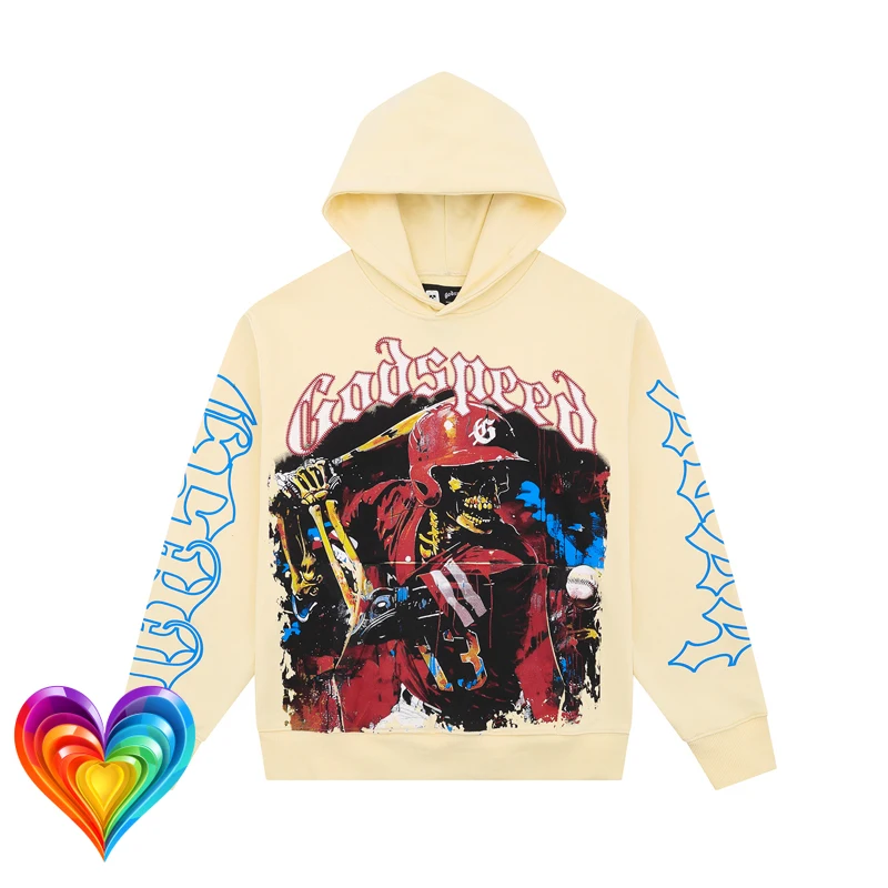 Men's Clothing Godspeed Skulls Play Baseball Print Hoodie Men Women Oversized GOD SPEED Streetwear Clothes Sweatshirts Pullovers
Men's Clothing Godspeed Skulls Play Baseball Print Hoodie Men Women Oversized GOD SPEED Streetwear Clothes Sweatshirts Pullovers