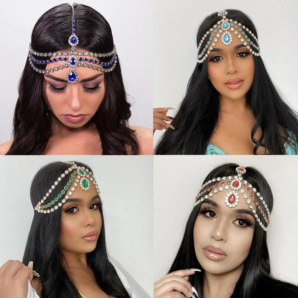 BOHO Rhinestone Forehead Headband Hair Accessories for Women Hair Clip Hair Ornament Tiara Frontlet Indian Bohemia Hair Jewelry
BOHO Rhinestone Forehead Headband Hair Accessories for Women Hair Clip Hair Ornament Tiara Frontlet Indian Bohemia Hair Jewelry