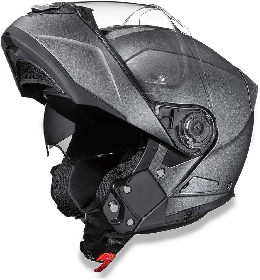 Daytona Glide Helmet Lightweight Dirt Bike Helmet with Anti-Scratch Shield Anti Fog Dual Density EPS Liner DOT Approved Bluetoot
Daytona Glide Helmet Lightweight Dirt Bike Helmet with Anti-Scratch Shield Anti Fog Dual Density EPS Liner DOT Approved Bluetoot