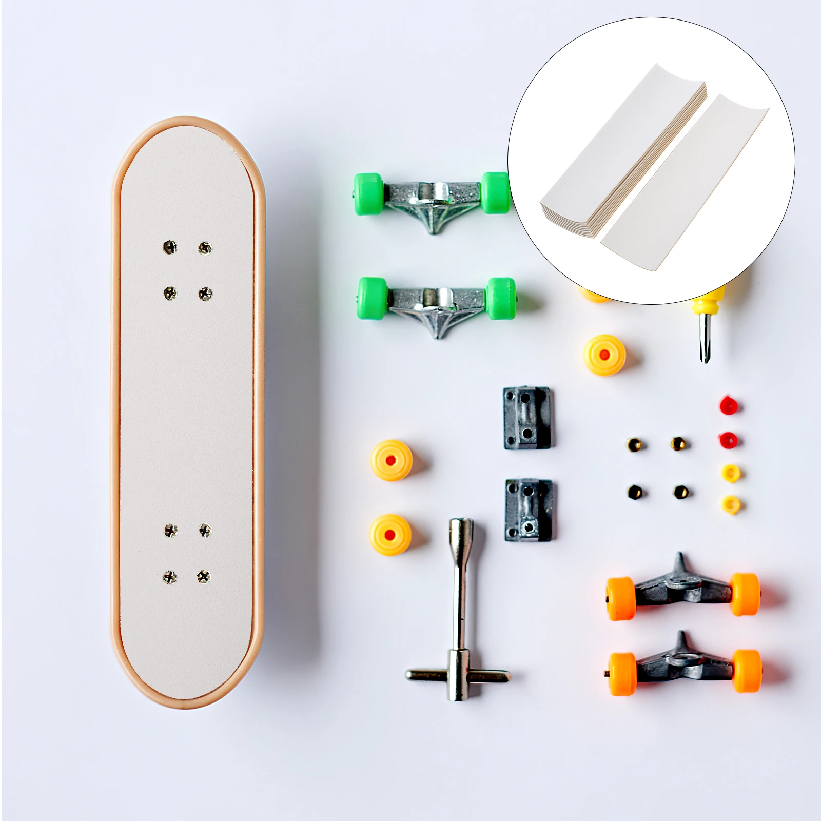 10 Pcs Grip Tapes 38x110mm Non-slip Stickers White Yellow Backing Foam Pad Skateboard Accessories Sports
10 Pcs Grip Tapes 38x110mm Non-slip Stickers White Yellow Backing Foam Pad Skateboard Accessories Sports