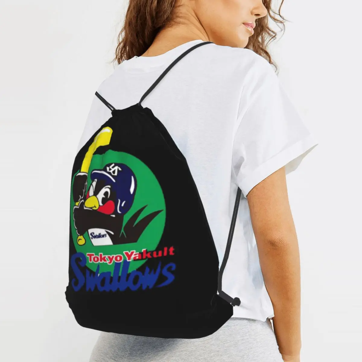 Tokyo Yakult Swallows Backpacks Casual Drawstring Bags Sports Bag Book Bags for Travel Students
Tokyo Yakult Swallows Backpacks Casual Drawstring Bags Sports Bag Book Bags for Travel Students
