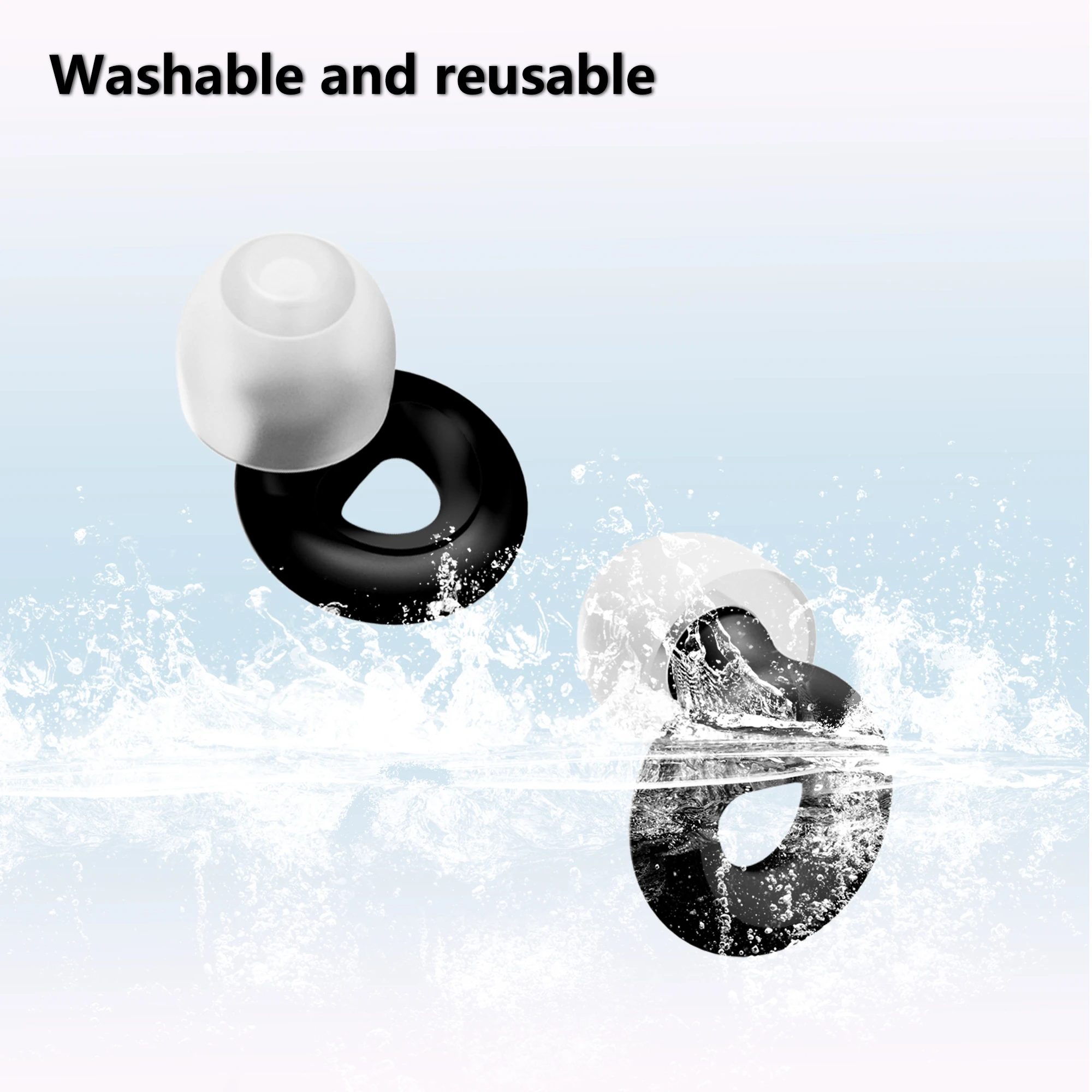 HUAK Children's Silicone Ear Plugs Waterproof Noise Canceling Swimming Ear Stuffers Quiet Sleep Aid Hear Protector for Kids
HUAK Children's Silicone Ear Plugs Waterproof Noise Canceling Swimming Ear Stuffers Quiet Sleep Aid Hear Protector for Kids