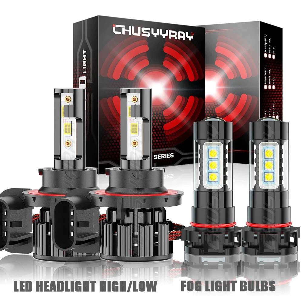 For Ford Escape 2008-2012 4x Canbus 9008 H16 LED Headlight Hi/Low Beam+Fog Light Bulb Kit 12V 6500K 100000LM 1:1 Same Size
For Ford Escape 2008-2012 4x Canbus 9008 H16 LED Headlight Hi/Low Beam+Fog Light Bulb Kit 12V 6500K 100000LM 1:1 Same Size