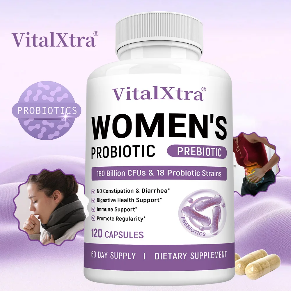 Probiotics for Women Digestive Health, 180 Billion CFUs, Improves Intestinal Health, Relieves Bloating and Gas
Probiotics for Women Digestive Health, 180 Billion CFUs, Improves Intestinal Health, Relieves Bloating and Gas