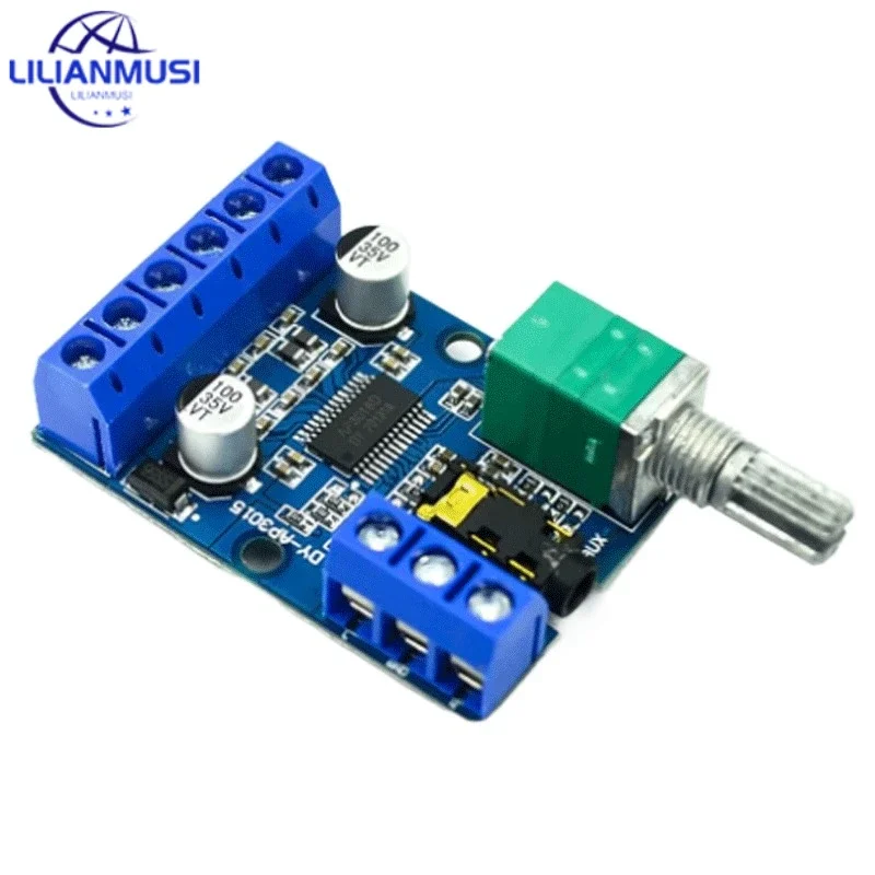 50pcs 30Wx2 High-Power Stereo Digital Amplifier Board 12V/24V Power Supply DIY Power Amplification Module DY-AP3015
50pcs 30Wx2 High-Power Stereo Digital Amplifier Board 12V/24V Power Supply DIY Power Amplification Module DY-AP3015