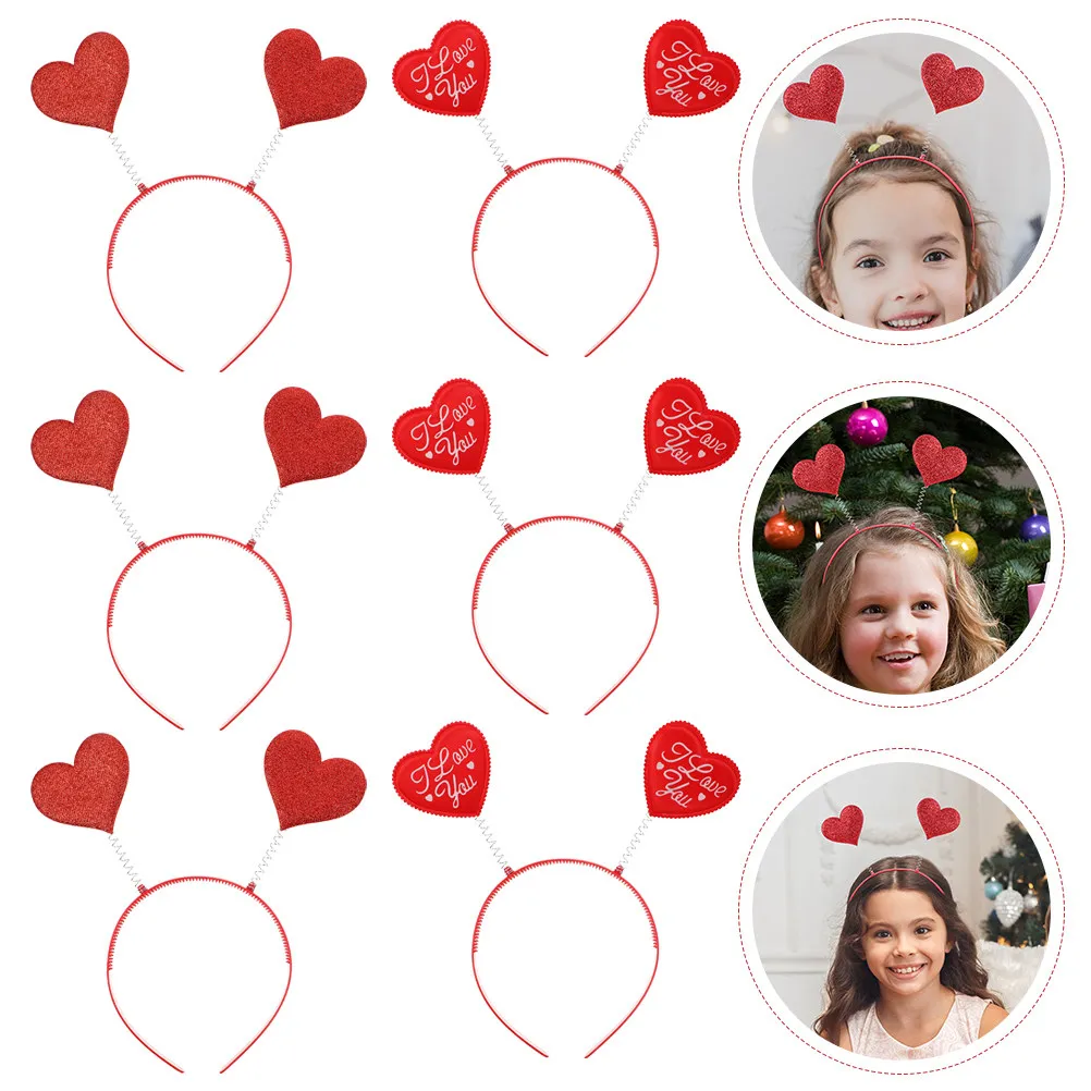 6Pcs Heart Shaped Valentine Headband Set Lightweight Comfortable One Size Fits Most Party Hair Decor for Valentine's Day New
6Pcs Heart Shaped Valentine Headband Set Lightweight Comfortable One Size Fits Most Party Hair Decor for Valentine's Day New
