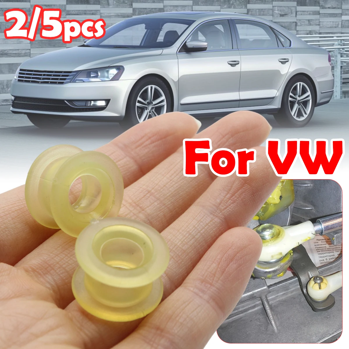 2/5pc For VW PASSAT JETTA SCIROCCO BEETLE EOS GOLF Gearbox Shifter Cable End Saver Bushing Selector Lever Trambulator Repair Kit
2/5pc For VW PASSAT JETTA SCIROCCO BEETLE EOS GOLF Gearbox Shifter Cable End Saver Bushing Selector Lever Trambulator Repair Kit