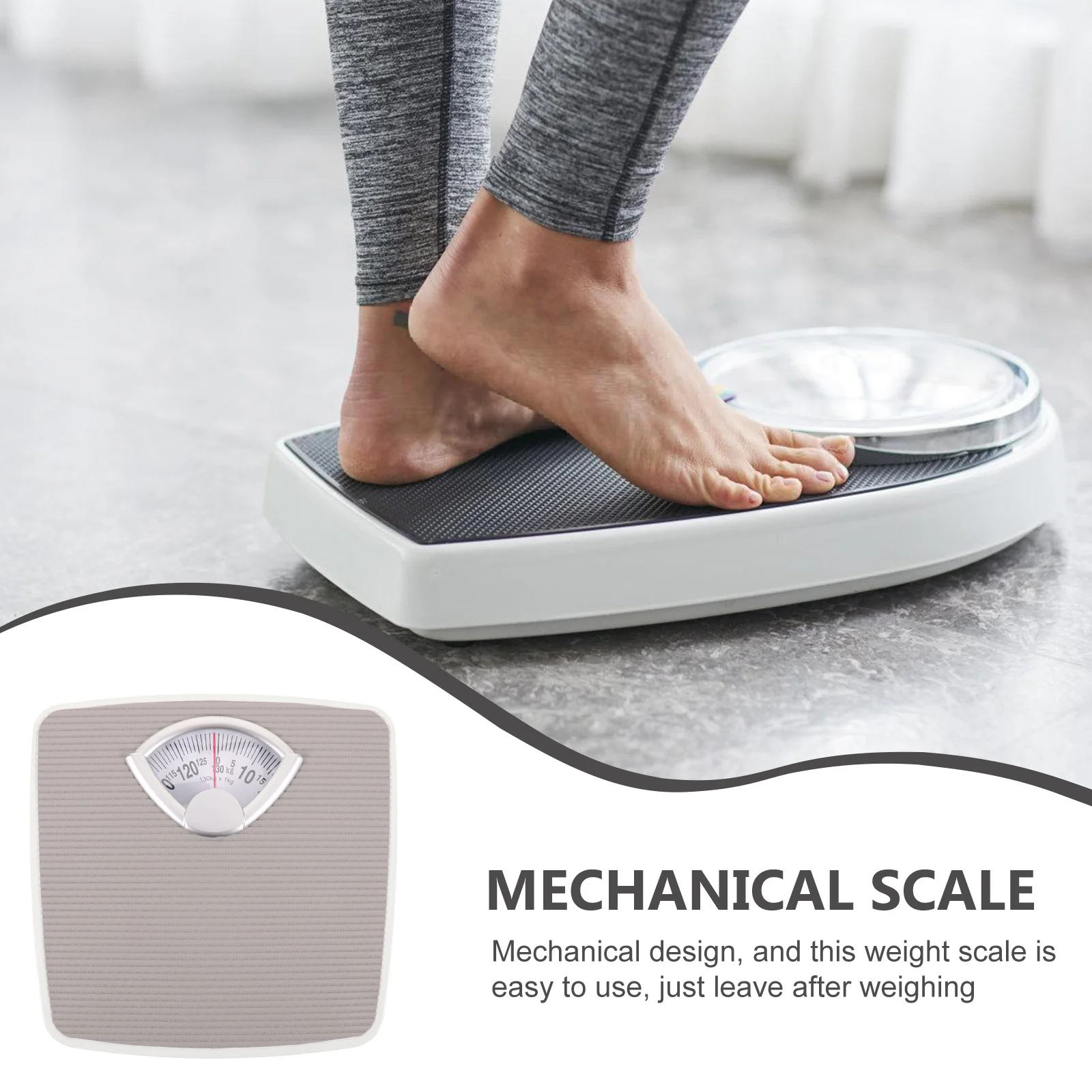 Mechanical Bathroom Scale Accurate Weight Measuring Device Stylish Iron Body Weighing Scale for Home Health Monitoring
Mechanical Bathroom Scale Accurate Weight Measuring Device Stylish Iron Body Weighing Scale for Home Health Monitoring