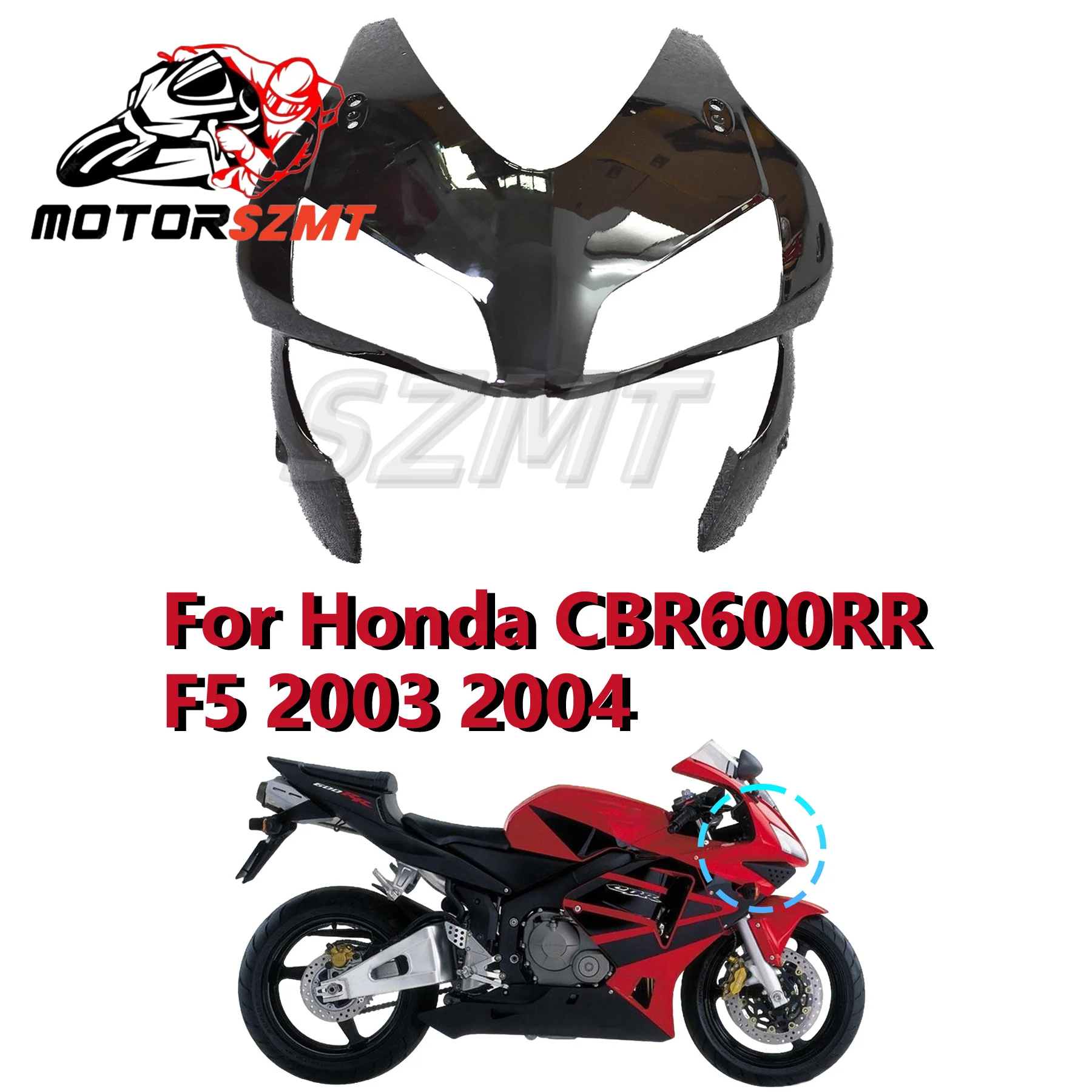 For Honda CBR600R F5 2003-2004 Motorcycle Front Nose Headlight Cover Front Headlight Cover Headlamp Cover Front Protector ABS
For Honda CBR600R F5 2003-2004 Motorcycle Front Nose Headlight Cover Front Headlight Cover Headlamp Cover Front Protector ABS