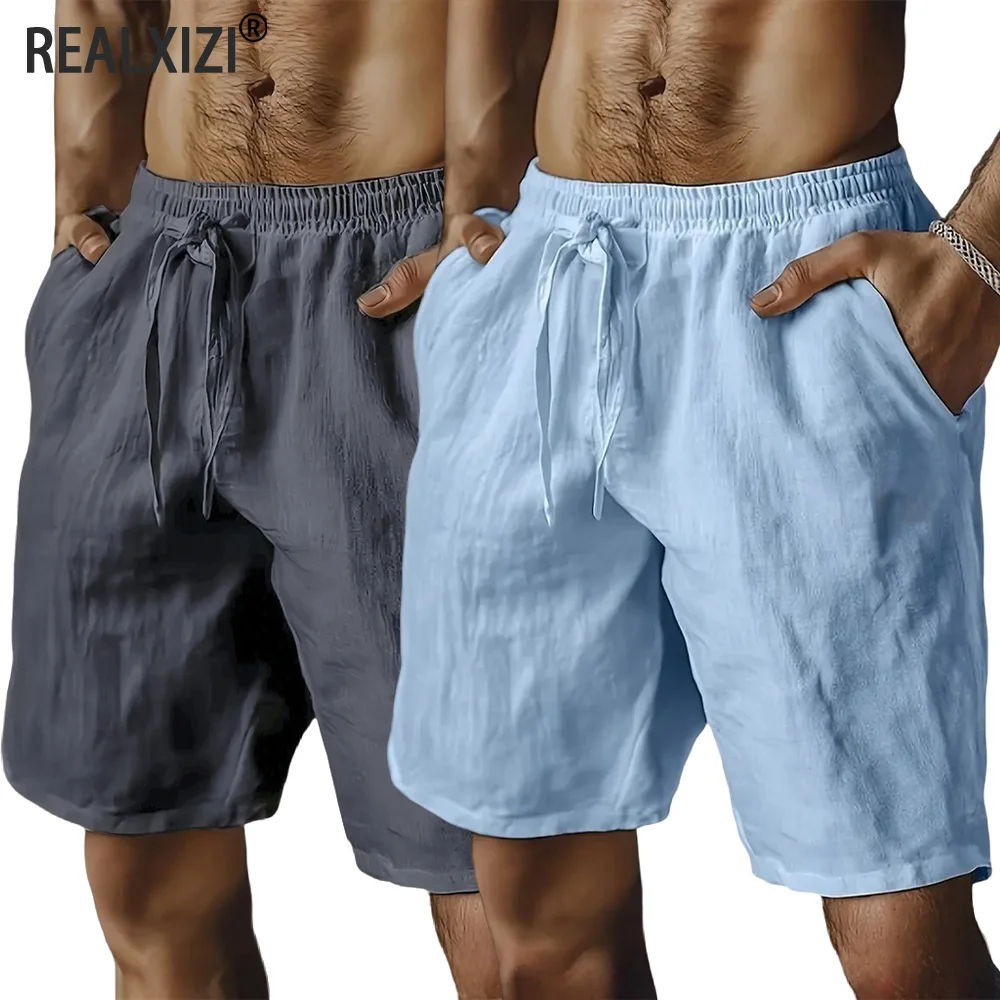Летние мужские шорты с эластичной резинкой на талии, повседневные дышащие пляжные шорты, однотонные повседневные свободные легкие шорты
Летние мужские шорты с эластичной резинкой на талии, повседневные дышащие пляжные шорты, однотонные повседневные свободные легкие шорты