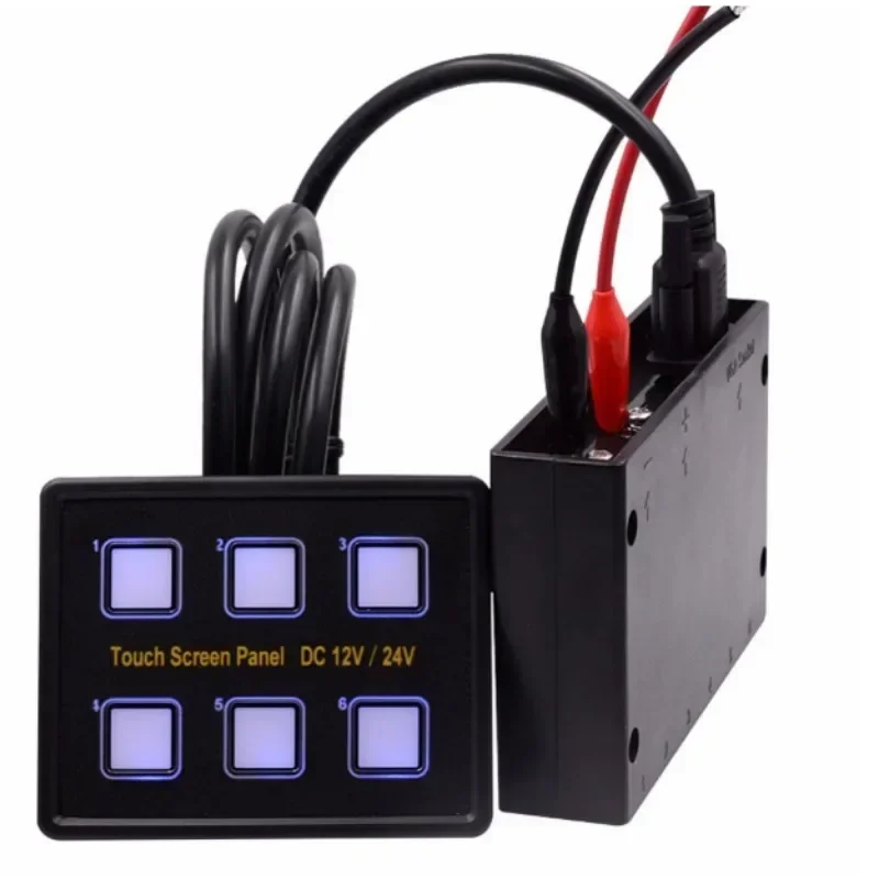 12V/24V 6 Gang LED Switch Panel Slim Touch Control Panel Box for Car Marine Boat Hot sales
12V/24V 6 Gang LED Switch Panel Slim Touch Control Panel Box for Car Marine Boat Hot sales