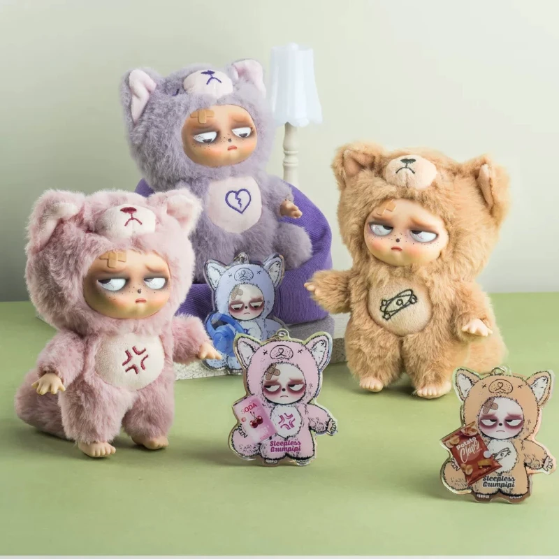 Authentic Grumpipi Sleepless Rage Doll Series Cute Vinyl Plush Blind Box Cute Bag Charm Pendant Toy for Collectors Bag Ornament
Authentic Grumpipi Sleepless Rage Doll Series Cute Vinyl Plush Blind Box Cute Bag Charm Pendant Toy for Collectors Bag Ornament