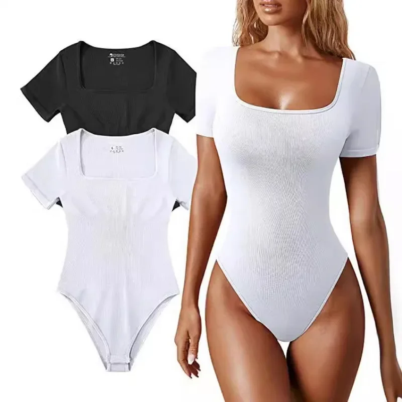 Summer Women's Yoga Jumpsuit Exercise Ribbed Short Sleeve Sports Jumpsuit Workout Clothes for Women E5632
Summer Women's Yoga Jumpsuit Exercise Ribbed Short Sleeve Sports Jumpsuit Workout Clothes for Women E5632