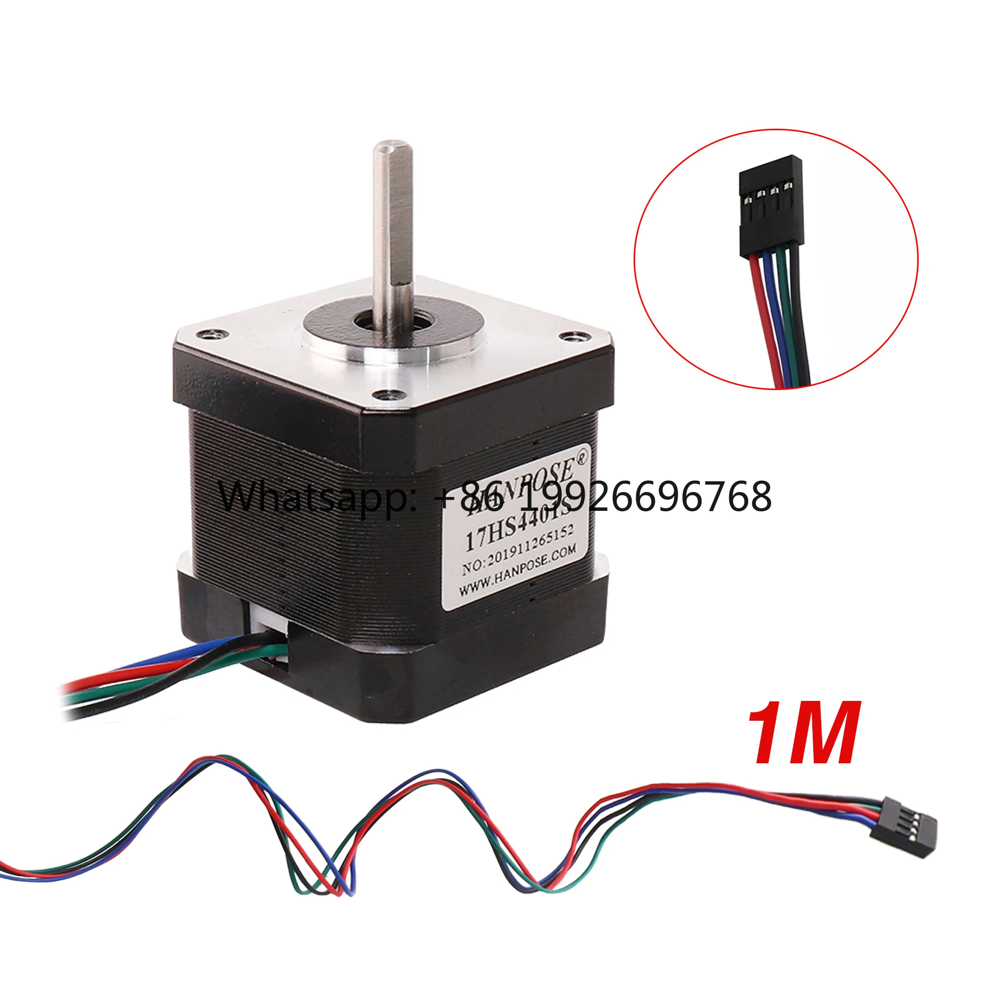 42 Stepper Motor Nema17 1.5A 40N.CM Motor Direct Lead 17HS4401S-1MD CNC Milling Machine for 3D Printer Stepper Motor 12V
42 Stepper Motor Nema17 1.5A 40N.CM Motor Direct Lead 17HS4401S-1MD CNC Milling Machine for 3D Printer Stepper Motor 12V