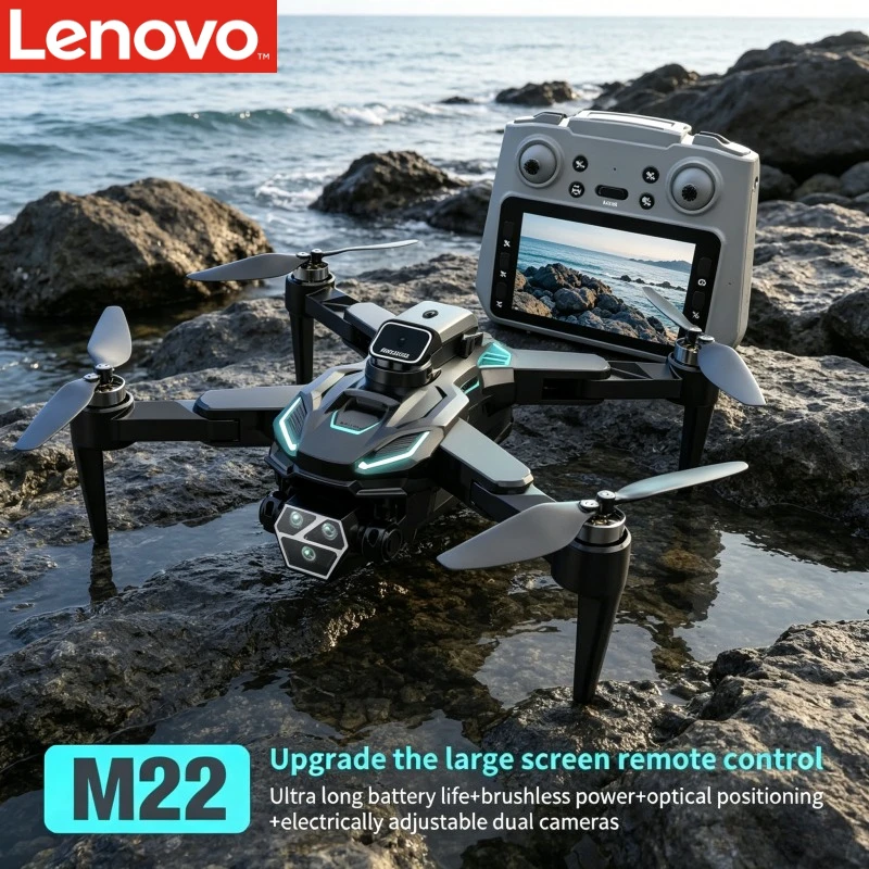 Lenovo M22 Optical Flow ESC 4K Drone,Long Endurance Brushless Motor Aerial UAV, Foldable 8K 4.3" Screen Controller.
Lenovo M22 Optical Flow ESC 4K Drone,Long Endurance Brushless Motor Aerial UAV, Foldable 8K 4.3" Screen Controller.