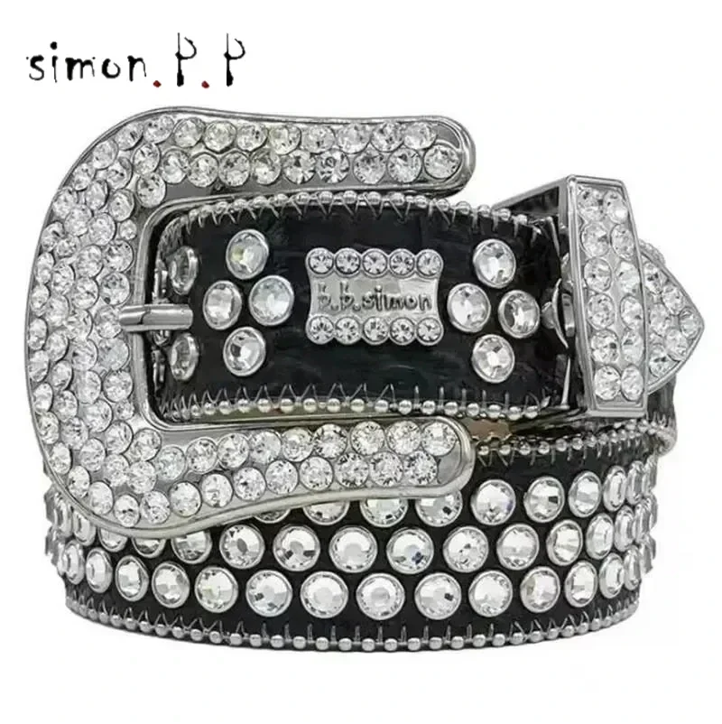 Fashion Designer Belts for Men Women Shiny Diamond Senior Belt Black on Black Blue White Multicolour with Bling Rhinestones Belt
Fashion Designer Belts for Men Women Shiny Diamond Senior Belt Black on Black Blue White Multicolour with Bling Rhinestones Belt