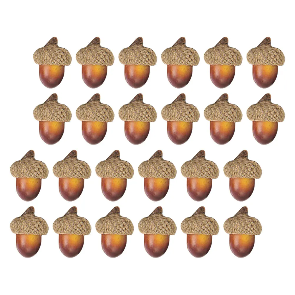 100pcs Realistic Artificial Acorns Fall Filler Decor Xmas Tree Ornament Craft Mini Acorn Fake Corn Kitchen Fake Fruit Simulation
100pcs Realistic Artificial Acorns Fall Filler Decor Xmas Tree Ornament Craft Mini Acorn Fake Corn Kitchen Fake Fruit Simulation