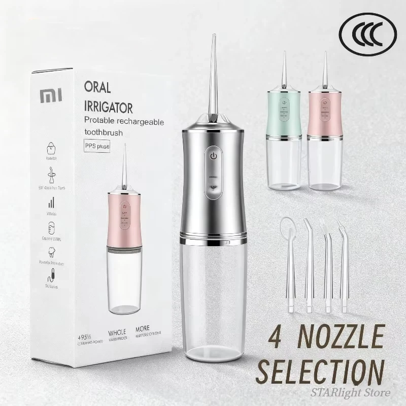 Electric Water Flosser Portable Mouthwash Rechargeable Toothbrush 4 Nozzle 240ml Large Water Tank IPX7 Waterproof 3 Modes NEW
Electric Water Flosser Portable Mouthwash Rechargeable Toothbrush 4 Nozzle 240ml Large Water Tank IPX7 Waterproof 3 Modes NEW