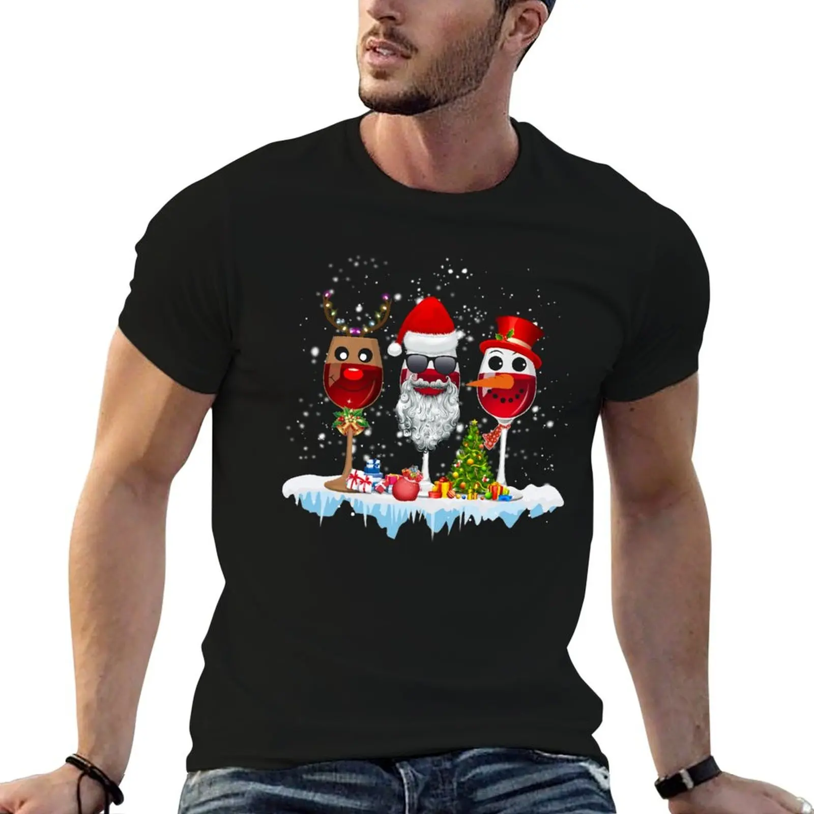 Three Glass of Red Wine Santa Hat Christmas For Men Women T-Shirt t shirts cotton 100% man t shirt heavy cotton T-Shirt
Three Glass of Red Wine Santa Hat Christmas For Men Women T-Shirt t shirts cotton 100% man t shirt heavy cotton T-Shirt