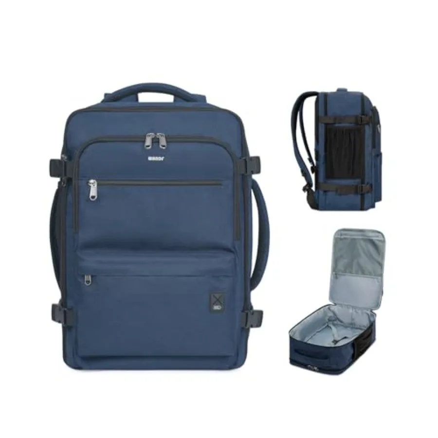 Travel Backpack For Spirit Airlines Personal Item Bag 18x14x8 with Wet Pocket, 17 Inch Laptop Backpack for Men Women Navy Blue
Travel Backpack For Spirit Airlines Personal Item Bag 18x14x8 with Wet Pocket, 17 Inch Laptop Backpack for Men Women Navy Blue