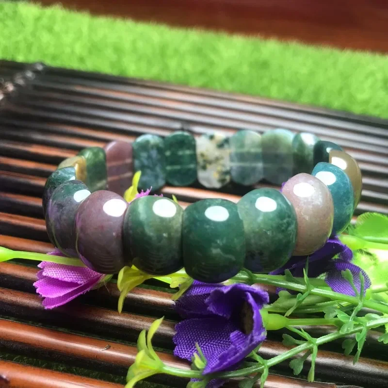 Natural Aquatic Agate Flower Green Hand Bracelet, Men's and Women's Jewelry Bracelet.
Natural Aquatic Agate Flower Green Hand Bracelet, Men's and Women's Jewelry Bracelet.