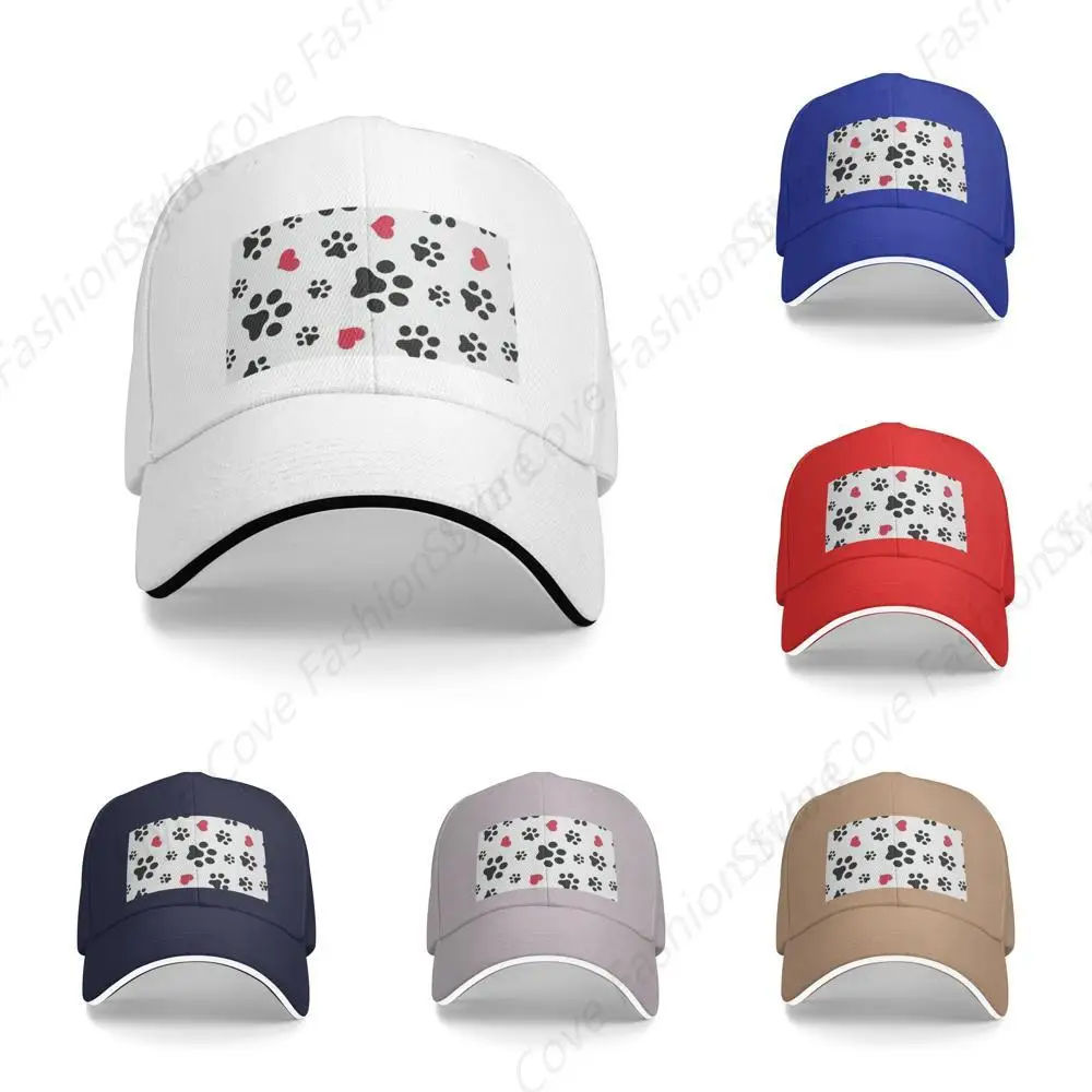 High Quality Love Cat Paw Heart Puppy Foot Print Sandwich Caps Peaked Caps Trucker Hat Men Women Lover Outdoor Sport Sun Visor
High Quality Love Cat Paw Heart Puppy Foot Print Sandwich Caps Peaked Caps Trucker Hat Men Women Lover Outdoor Sport Sun Visor