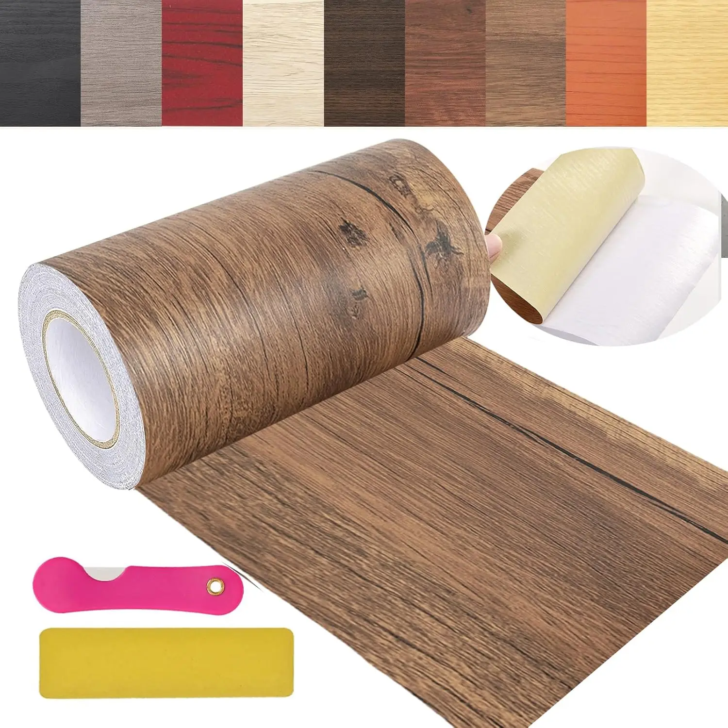 Wood Grain Repair Tape, 4.7in x 32ft Self-Adhesive for Furniture, Floor & DIY Fixes
Wood Grain Repair Tape, 4.7in x 32ft Self-Adhesive for Furniture, Floor & DIY Fixes