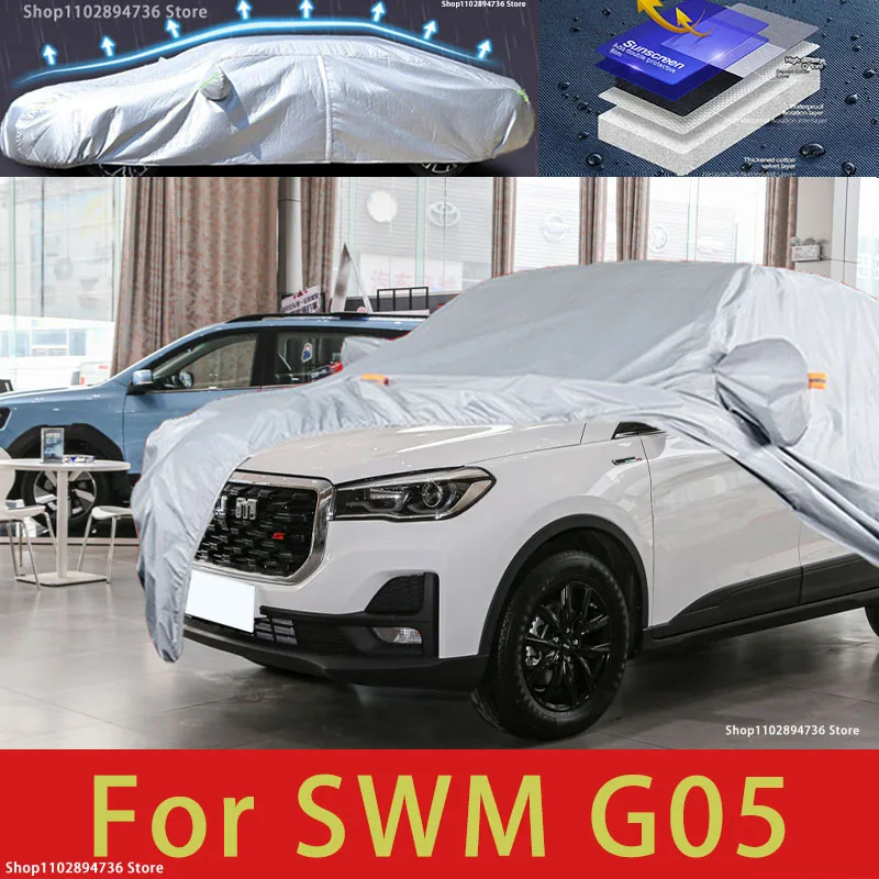 For SWM G05 Car protective cover, sun protection, cooling protection, car clothing, car paint protection auto
For SWM G05 Car protective cover, sun protection, cooling protection, car clothing, car paint protection auto