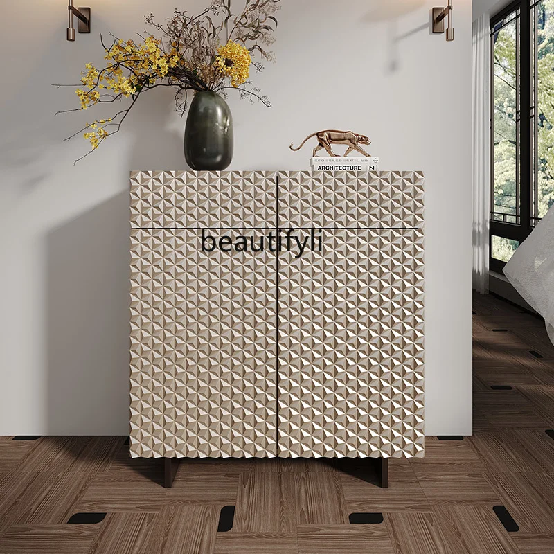 American light luxury shoe cabinet household living room wall locker storage bedside cabinet
American light luxury shoe cabinet household living room wall locker storage bedside cabinet